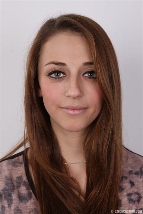 She has brown hair with hazel eyes, and has multiple tattoos including one on her right shoulder, her right side, her left. . Czech casting videos